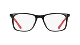 Nike 5071 Eyeglasses in Black/University Red - front view