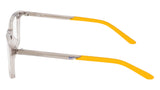Nike 5071 Eyeglasses in College Grey/University Gold - side view