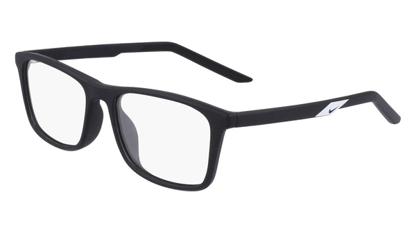 Nike 5544 N Eyeglasses in Matte Black - 3/4 view