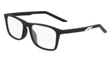 Nike 5544 N Eyeglasses in Matte Black - 3/4 view