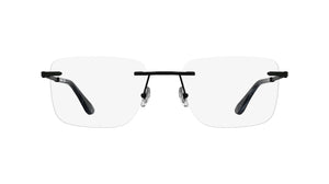 Lacoste L2324 Eyeglasses in Matte Black - front view