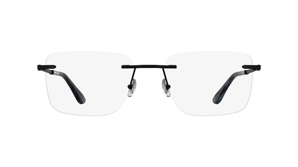 Lacoste L2324 Eyeglasses in Matte Black - front view