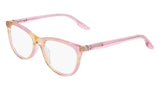 Nike 5070 Eyeglasses in Pink/Yellow Havana - 3/4 view