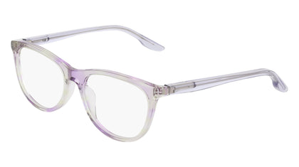 Nike 5070 Eyeglasses in Lilac/Green Havana - 3/4 view