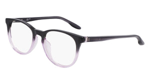 Nike 5057 N Eyeglasses in Smoke/Lilac Bloom Gradient - 3/4 view