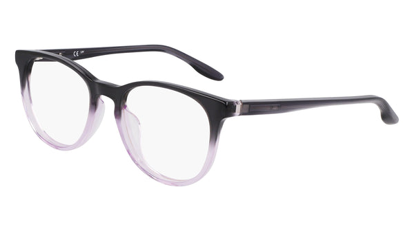 Nike 5057 N Eyeglasses in Smoke/Lilac Bloom Gradient - 3/4 view