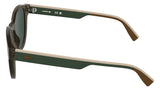 Lacoste L6088S Sunglasses in Transparent Brown - side view