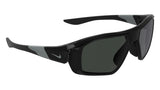 Nike Show X3 FF IM9736X Sunglasses in Black/Grey/LL Orange - 3/4 view, other side