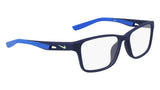 Nike 5038 N Eyeglasses in Matte Navy/Royal - 3/4 view, other side