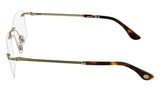 Lacoste L2324 Eyeglasses in Matte Gold - side view