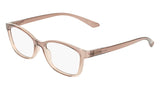 Calvin Klein CK23525N Eyeglasses in Transparent Gradient Mauve - 3/4 view