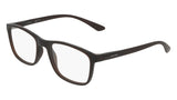 Calvin Klein CK19571N Eyeglasses in Matte Crystal Brown - 3/4 view