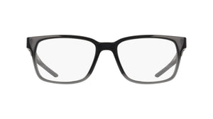 Nike 7409 Eyeglasses in Black/Smoke Grey Fade - front view