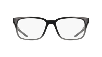 Nike 7409 Eyeglasses in Black/Smoke Grey Fade - front view