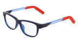 Nike 5065 Eyeglasses in Midnight Navy - 3/4 view
