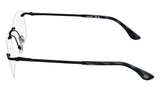 Lacoste L2324 Eyeglasses in Matte Black - side view