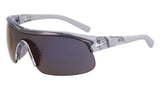 Nike Show X1 N IU4881X Sunglasses in Shiny Wolf Grey/Blue Mirror - 3/4 view