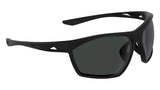 Nike Windtrack Heat IQ7245X Sunglasses in Matte Black/Grey - 3/4 view, other side