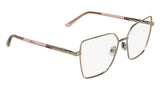 Calvin Klein CK26102 Eyeglasses in Rose Gold - 3/4 view, other side