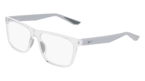 Nike 7414 Eyeglasses in Clear - 3/4 view