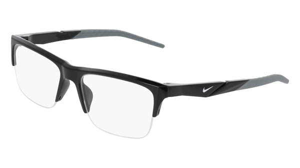 Nike 7279 Eyeglasses in Black - 3/4 view