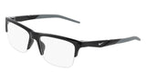 Nike 7279 Eyeglasses in Black - 3/4 view