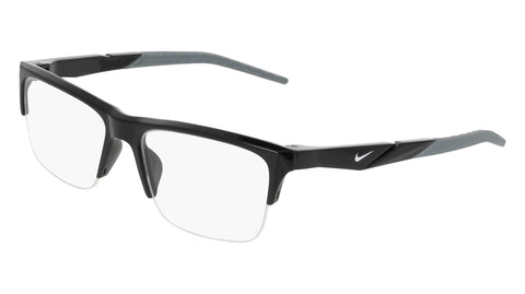 Nike 7279 Eyeglasses in Black - 3/4 view