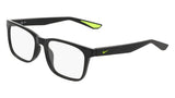 Nike 7415 Eyeglasses in Black - 3/4 view