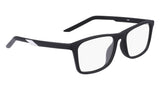 Nike 5544 N Eyeglasses in Matte Black - 3/4 view, other side