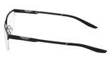 Nike 8144 Eyeglasses in Matte Black - side view