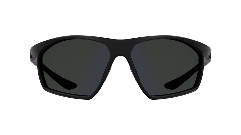 Nike Windtrack Heat IQ7245X Sunglasses in Matte Black/Grey - front view