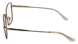 Lacoste L2323 Eyeglasses in Rose Gold/Brown - side view