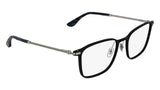 Lacoste L2325 Eyeglasses in Matte Black - 3/4 view, other side