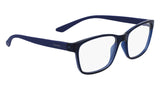 Calvin Klein CK23528N Eyeglasses in Blue - 3/4 view, other side