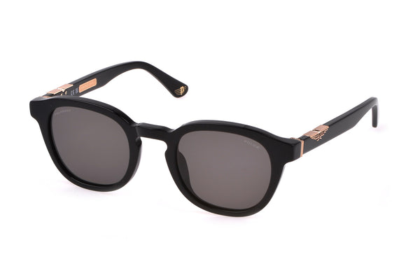 Police SPLL82M Sunglasses in Shiny Black - 3/4 view
