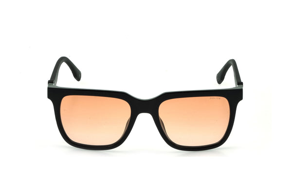 Police SPLN34C Sunglasses in Shiny Black - front view