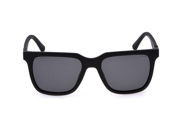Police SPLN34V Sunglasses in Matte Black - front view