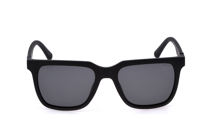 Police SPLN34V Sunglasses in Matte Black - front view