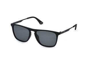 Police SPLQ80V Sunglasses in Matte Black - 3/4 view