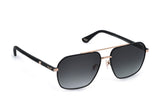 Police SPLQ85M Sunglasses in Rose Gold/Matte Black - 3/4 view, other side