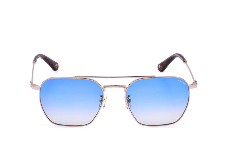 Police SPLR72M Sunglasses in Shiny Rose Gold - front view