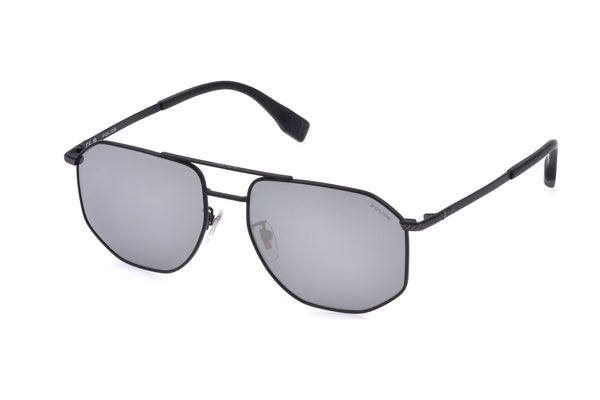 Police SPLR76M Sunglasses in Matte Black/Shiny Gunmetal - 3/4 view