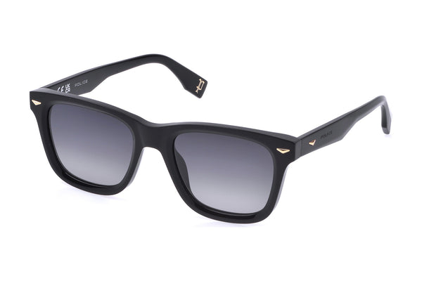 Police SPLR80M Sunglasses in Shiny Black - 3/4 view