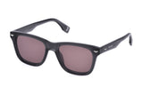 Police SPLR80V Sunglasses in Shiny Transparent Dark Grey - 3/4 view
