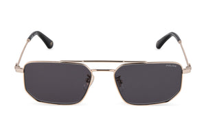 Police SPLU66M Sunglasses in Shiny Rose Gold - front view