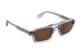 Police SPLU71V Sunglasses in Transparent Grey - 3/4 view, other side