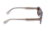 Police SPLU71V Sunglasses in Transparent Grey - side view