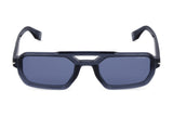 Police SPLU71V Sunglasses in Shiny Transparent Blue - front view