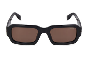 Police SPLU72M Sunglasses in Shiny Black - front view