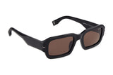 Police SPLU72M Sunglasses in Shiny Black - 3/4 view, other side